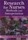 Cover of: Research for Nurses