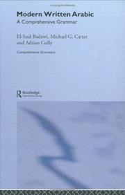 Cover of: Modern Written Arabic: A Comprehensive Grammar (Routledge Comprehensive Grammars)