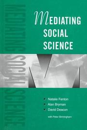 Cover of: Mediating Social Science by Natalie Fenton, Alan Bryman, David Deacon