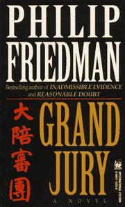 Cover of: GRAND JURY by Philip Friedman