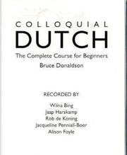 Colloquial Dutch by B. C. Donaldson, Donaldson