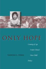 Cover of: Only Hope by Vanessa L. Fong