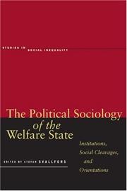 Cover of: The Political Sociology of the Welfare State by Stefan Svallfors