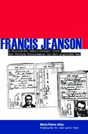 Francis Jeanson by Marie-Pierre Ulloa
