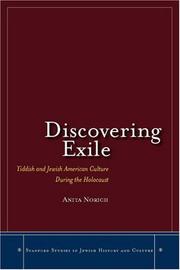 Cover of: Discovering Exile: Yiddish and Jewish American Culture During the Holocaust (Stanford Studies in Jewish History and C)