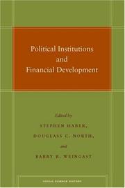 Cover of: Political Institutions and Financial Development (Social Science History) by 
