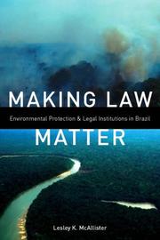 Making Law Matter by Lesley McAllister