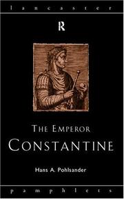 Cover of: The Emperor Constantine by Hans A. Pohlsander