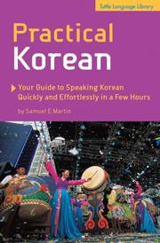 Cover of: Practical Korean by Saumel E. Martin
