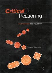 Cover of: Critical Reasoning: A Practical Introduction