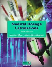 Cover of: Medical Dosage Calculations (7th Edition)