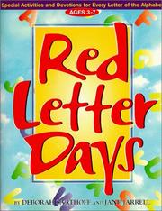 Cover of: Red Letter Days: Ages 3-7