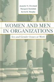 Cover of: Women and Men in Organizations: Sex and Gender Issues at Work (Volume in the Applied Psychology Series)