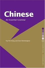 Cover of: Chinese: An Essential Grammar (Routledge Grammars)