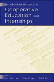 Cover of: Handbook for Research in Cooperative Education and internships