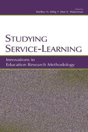 Cover of: Studying Service-Learning | 