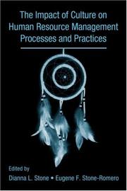 Cover of: The Influence of Culture on Human Resource Management Processes and Practices