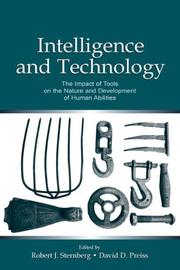 Cover of: Intelligence and Technology: The Impact of Tools on the Nature and Development (The Educational Psychology Series) (The Educational Psychology Series)