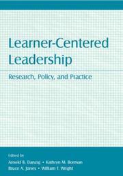 Cover of: Learner-Centered Leadership: Research, Policy, and Practice (Topics in Educational Leadership Series) (Topics in Educational Leadership)