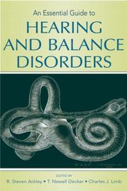 Cover of: An Essential Guide to Hearing and Balance Disorders by 