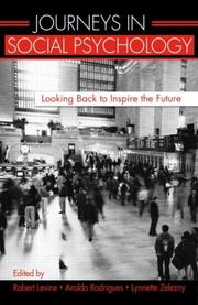 Cover of: Journeys in Social Psychology: Looking Back to Inspire the Future
