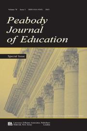 Cover of: Reexamining Relations and a Sense of Place Between Schools and Their Constituents: A Special Issue of the Peabody Journal of Education (Peabody Journal of Education Volume 76, Number 2, 2001)