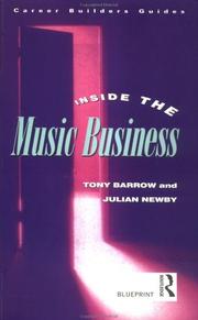 Cover of: Inside the Music Business (Blueprint) by Tony Barrow