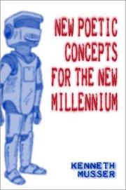 Cover of: New Poetic Concepts for the New Millennium