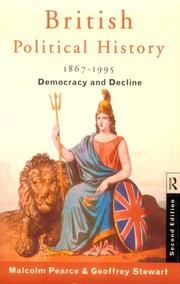 British political history, 1867-1995 by Pearce, Malcolm
