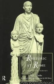 Cover of: Rhetoric at Rome: A Historical Survey (Routledge Classical Studies)