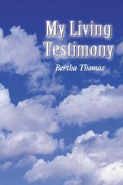 Cover of: My Living Testimony