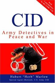 Cover of: CID: Army Detectives In Peace And War