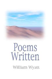 Cover of: Poems Written
