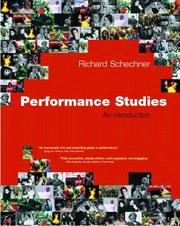 Performance studies by Richard Schechner