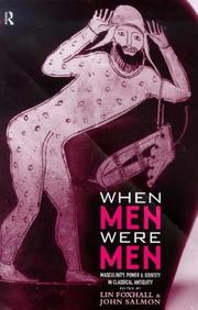 Cover of: When men were men by edited by Lin Foxhall and John Salmon.