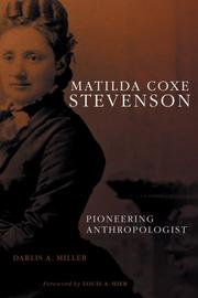 Cover of: Matilda Coxe Stevenson by Darlis A. Miller