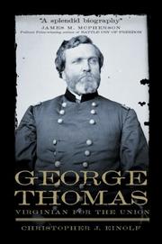 Cover of: George Thomas: Virginian for the Union (Campaigns and Commanders)