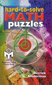 Cover of: Hard-to-Solve Math Puzzles