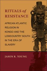 Cover of Rituals of resistance