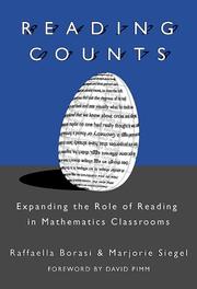 Cover of: Reading Counts by Raffaella Borasi, Marjorie Gail Siegel