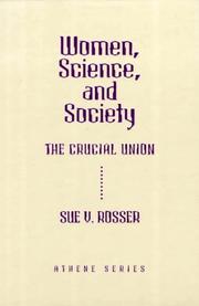 Cover of: Women, science, and society: the crucial union