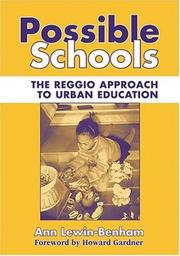 Cover of: Possible schools: the Reggio approach to urban education