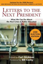 Cover of: Letters to the Next President | 