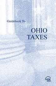 Cover of: Guidebook to Ohio Taxes (2008) (Cch State Guidebooks) by Cch State Tax Law