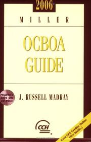 Cover of: Miller OCBOA Guide, 2006