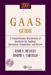 Cover of: GAAS Guide 2008 (with CD-ROM) (Miller Gaas Guide)