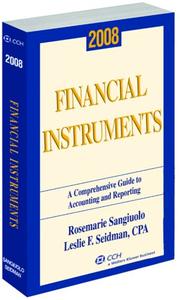 Cover of: Financial Instruments | Rosemarie Sangiuolo