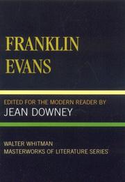 Cover of: Franklin Evans (Masterworks of Literature Series) by Jean Downey