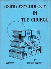 Cover of: Using Psychology in the Church (Alpha Editions)