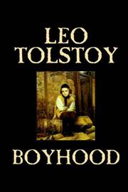 Cover of: Boyhood by Лев Толстой